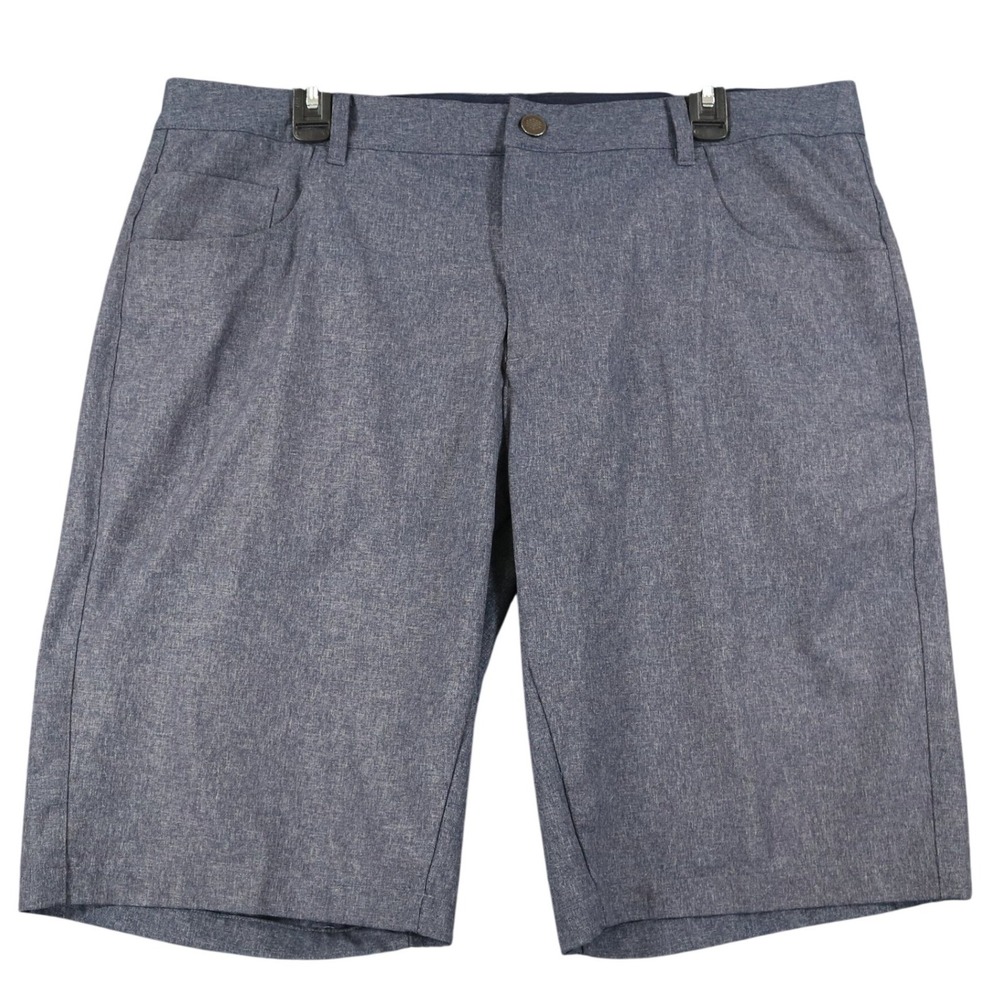 Puma Performance Golf Tech Shorts Mens 38 Blue Heathered Athletic Activewear